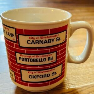 City Of London Westminster Buckingham Palace Mug, Vintage, EUC